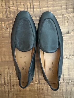 Women’s Italian Black Leather Loafers
